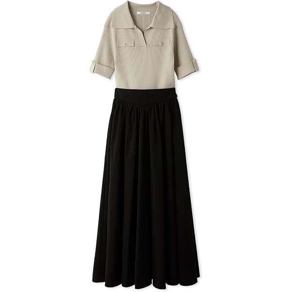 Amazon | [スナイデル] レーストリムニットアンサンブル SWNT262049
